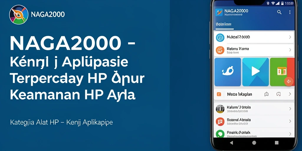 Antarmuka NAGA2000 yang modern dan fungsional untuk kunci aplikasi.