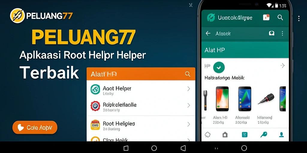 Antarmuka PELUANG77 yang sederhana dan intuitif untuk Root Helper.