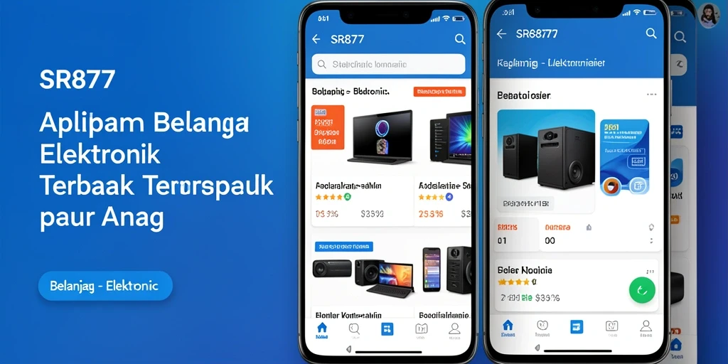 Antarmuka aplikasi SR877 yang modern dan mudah digunakan.
