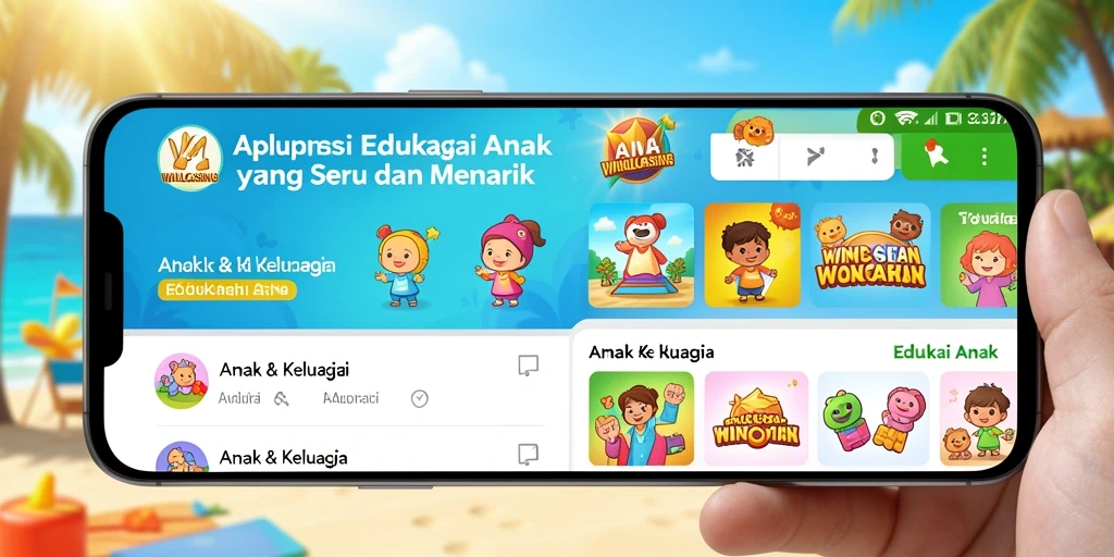 Tampilan antarmuka menarik dan ramah anak dari WINALLCASINO.